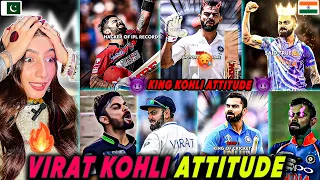 PAKISTANI REACTION ON KING VIRAT KOHLI ATTITUDE😈🔥 | VIRAT KOHLI ATTITUDE REACTION