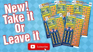 New! £5 Take It Or Leave It Scratchcards 😍 UK scratch cards 😍 Scratch cards UK 😍