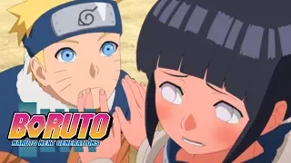 Boruto conoce a la joven Hinata