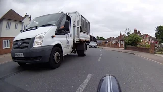 Patient driving and good overtake from Colchester Borough Council driver