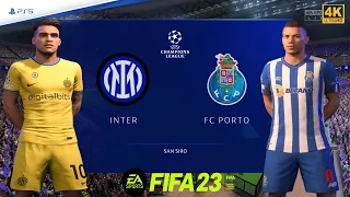 FIFA 23 PS5 - Inter Milan vs Porto - UEFA Champions League 22/23 | Round Of 16 | PS5™ [4K ]