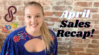 WHAT SOLD on Poshmark, eBay in April 2021 | Best & Worst Sales | Full Time Reseller