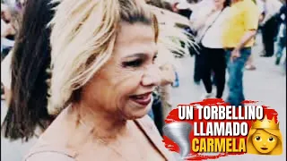 CARMELA 👸 baila con turista de USA muy jacarandoso🕺!en #laliber #chihuahua