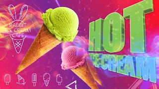 Advertising animation for ice cream Cafe