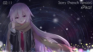 Nightcore - Sorry (French Version + Lyrics) ♥