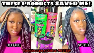 Kaleidoscope x Da Brat Collection got me Rightttt!!!! Large Knotless Touch Up / New Product Review