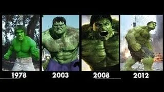 Hulk transformation Movies -1978-2003-2008-2012- [hulk transformation]- Compilation
