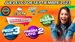 Sorteo 9 PM Loto Honduras, La Diaria, Pega 3, Premia 2, JUEVES 07 DE SEPTIEMBRE 2023 |✅🥇🔥💰