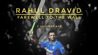 Farewell To Rahul Dravid | Rahul Dravid's Last Match | Tribute To Dravid