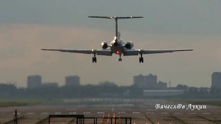 Ту-154Б-2 RA-85555 Посадка / Tu-154B-2 RA-85555 Landing