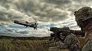 Javelin Anti-Tank Missile In Action • Slow Motion Footage