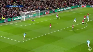 Bernardo silva goal vs Man Utd