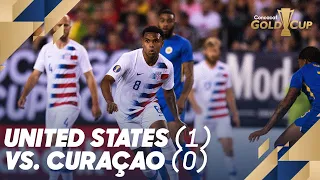 United States (1) vs. Curaçao (0) - Gold Cup 2019