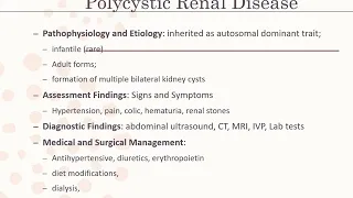 Caring for Clients with Kidney and Ureter Disorders