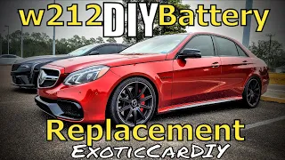 W212 E63 Mercedes Main Battery Install  2010-2016