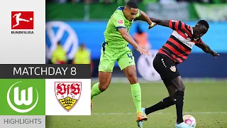 VfL Wolfsburg - VfB Stuttgart 3-2 | Highlights | Matchday 8 – Bundesliga 2022/23