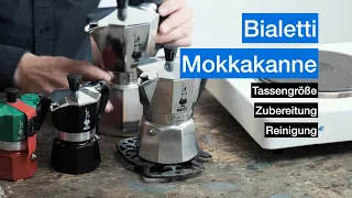 ALLES zur Bialetti Espresso-Mokkakanne - Zubereitung, Tassengröße und Reinigung