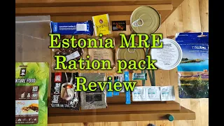 Estonian Combat Rations MRE review