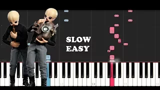 Star Wars - Cantina Band (SLOW EASY PIANO TUTORIAL)