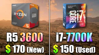 Ryzen 5 3600 vs Core i7 7700K | RTX 3080 PC Gameplay Tested