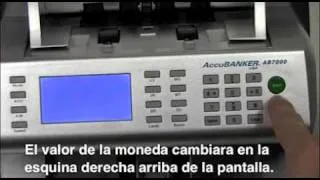 AccuBANKER Argentina Contadora de multiples valores con seleccion de denominacion