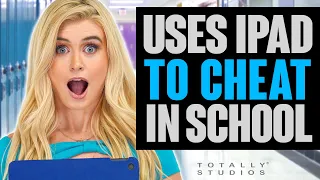 Girl Caught Cheating with iPAD and Flunks in School. Must See Ending.