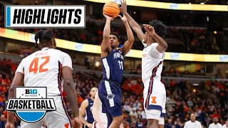 Illinois vs. Penn State | Highlights | 2023 Big Ten Men's Basketball Tournament | Mar. 9, 2023