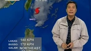 24 Oras: Typhoon Dodong, humina at bumilis habang papalayo