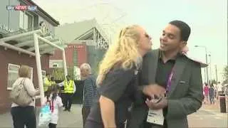 Веселые моменты из  репортажей на Олимпиаде-2012