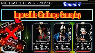 NightMare Tower Insane Bosses Battle 200 Fights + Rewards | Challenge Battle Gameplay | MK Mobile