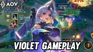 VIOLET FULL MOON PARTY GAMEPLAY - ARENA OF VALOR