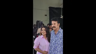 മമ്മൂക്കയെ കണ്ട് തുള്ളിച്ചാടി സ്നേഹ 💖🥰 Sneha Need a photo with Megastar Mammootty | Christopher