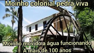 MOINHO COLONIAL DE VESPASIANO CORRÊA / MOINHO MOVIDO A ÁGUA MUITO ANTIGO E FUNCIONANDO A 100 ANOS