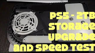 PS5 - 2 Terabyte Storage Upgrade Tutorial - With Speed Comparisons