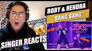 HENDRA X ROBY - BANG BANG [X Factor Indonesia 2021] | SINGER REACTION