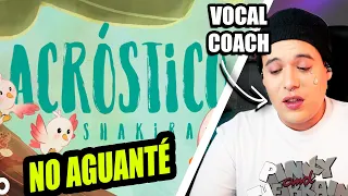 NO PUDE CON ESTO! SHAKIRA ACRÓSTICO | Reaccion Vocal Coach | Ema Arias