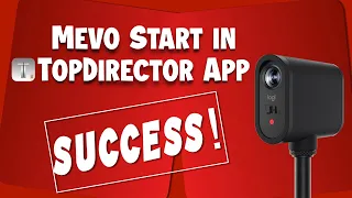 Mevo Start in TopDirector App: SUCCESS!