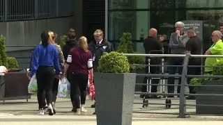 Well-wishers bring food, games to Manchester victims