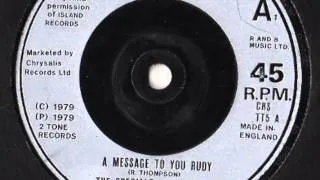 The Specials - A Message to You Rudy (HD)