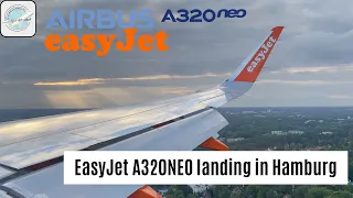 (4K) EasyJet A320neo landing in Hamburg | HB-AYO | flying2travel