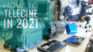 Super 8mm DIY film to digital transfer. How to Telecine In 2021