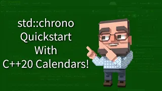 C++ Weekly - Ep 397 - std::chrono Quickstart With C++20 Calendars! #cpp #cplusplus #cpp20 #calendar