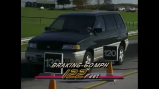 Motorweek 1996 Mazda MPV Road Test