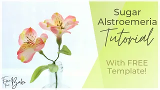 How to Make an Alstroemeria Sugar Flower ⎸ Peruvian Lily Tutorial ⎸ Lily of the Incas Cake Topper