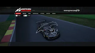 Assetto Corsa Competizione Porsche 991.2 GT3R Spa Francorchamps Hotlap 2:16:820 Boost Setups