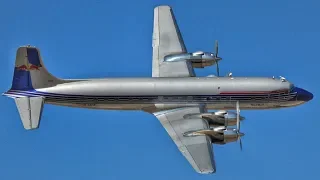 Flying Bulls Douglas DC-6 | Airshow Display @ AFW2019 | LOW PASSES & Airbus A321 Formation