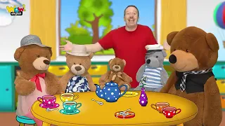 Baby Teddy Bear Tea Party Song for Kids | Speaking Stories Wow English TV | Toys for kids #best