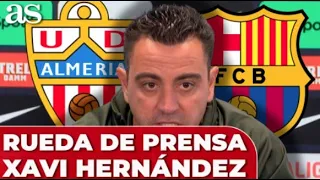 XAVI RUEDA de PRENSA COMPLETA | UD ALMERÍA vs FC BARCELONA