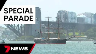 Sydney celebrates important anniversary with major ship parade | 7 News Australia