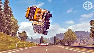 IDIOTS on the road #10 ETS2MP | Funny moments | Crash Compilation